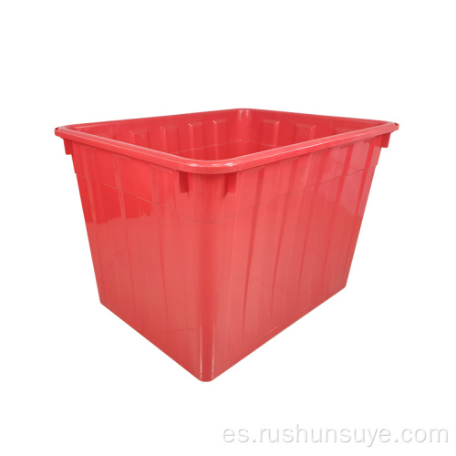 885*665*660 mm Caja acuática roja apilable